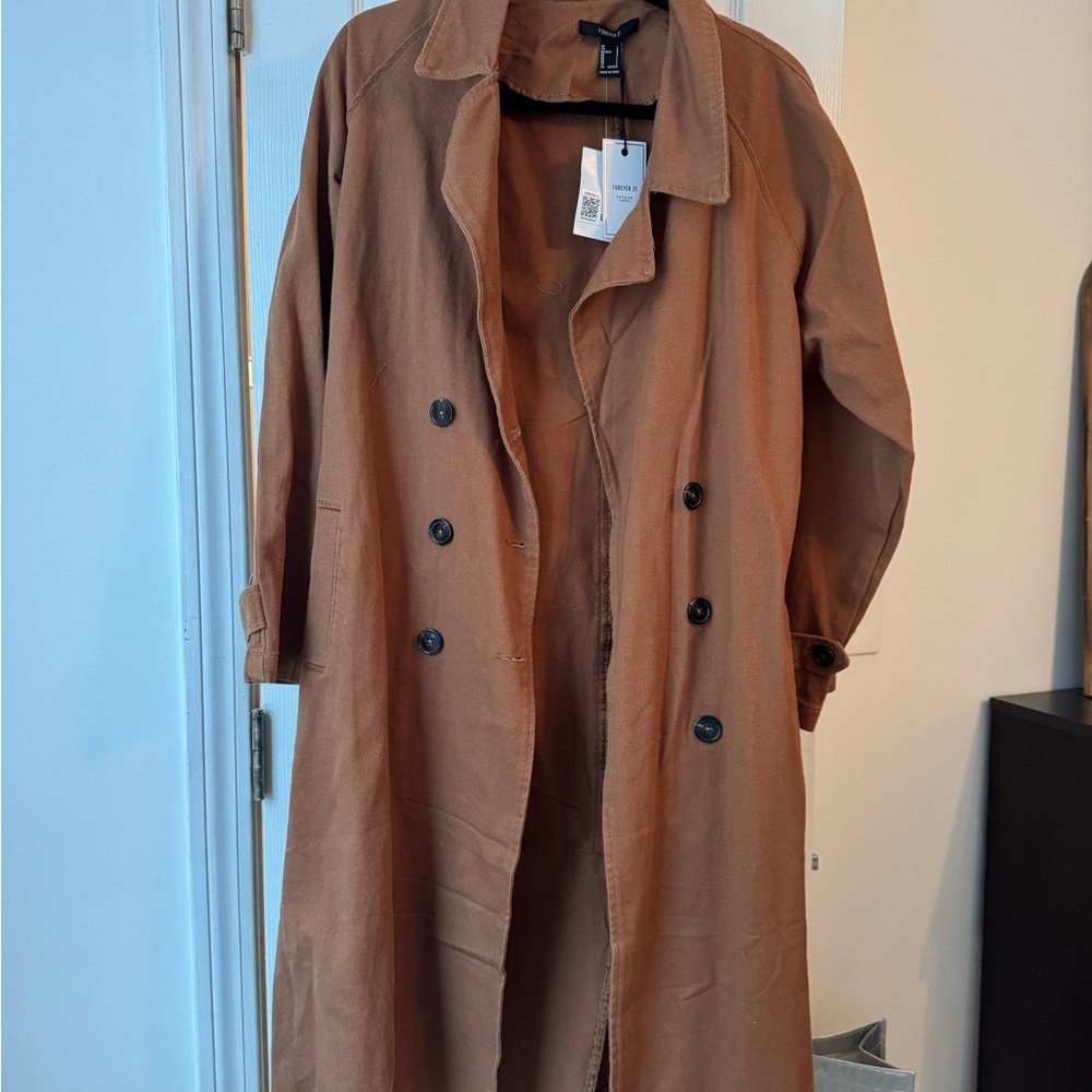 Forever 21 Tan Trench Coat